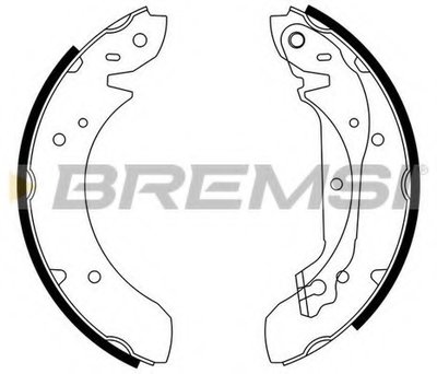 Комплект тормозных колодок BREMSI купить