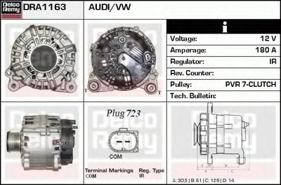 Генератор Remanufactured REMY (Light Duty) DELCO REMY купить