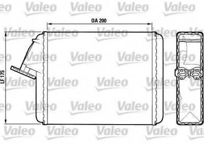 Теплообменник, отопление салона VALEO