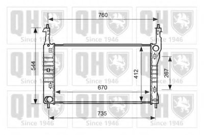 Радиатор, охлаждение двигателя QUINTON HAZELL купить
