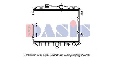 Радиатор, охлаждение двигателя AKS DASIS купить