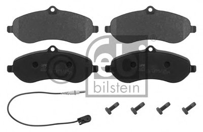 Комплект тормозных колодок, дисковый тормоз FEBI BILSTEIN