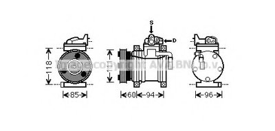 Компрессор, кондиционер AVA QUALITY COOLING купить