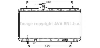 Радиатор, охлаждение двигателя AVA QUALITY COOLING купить