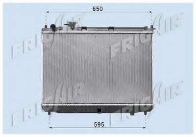 Радиатор, охлаждение двигателя FRIGAIR купить
