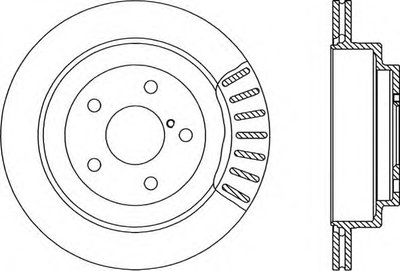 Тормозной диск ADAPTIVE OPEN PARTS купить