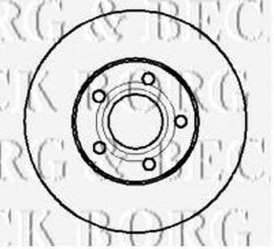 Тормозной диск BORG & BECK купить