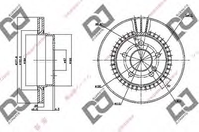 Тормозной диск DJ PARTS купить