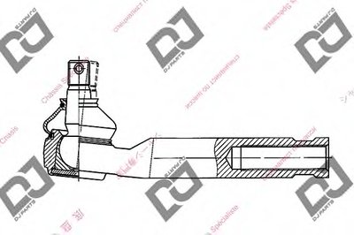 Наконечник поперечной рулевой тяги DJ PARTS