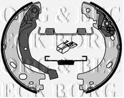 Комплект тормозных колодок BORG & BECK купить