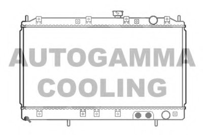 Радиатор, охлаждение двигателя AUTOGAMMA купить