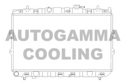 Радиатор, охлаждение двигателя AUTOGAMMA купить