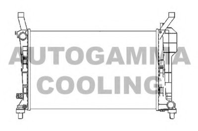 Радиатор, охлаждение двигателя AUTOGAMMA купить