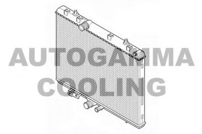 Радиатор, охлаждение двигателя AUTOGAMMA купить