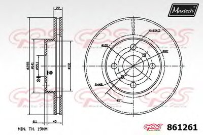 Тормозной диск R+ (Regular Plus) MAXTECH купить