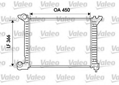 Радиатор, охлаждение двигателя VALEO купить