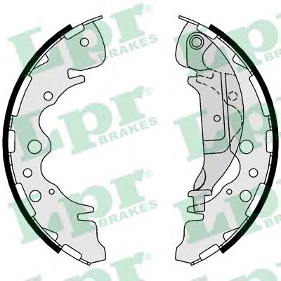 Комплект тормозных колодок LPR купить