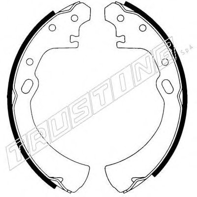 Комплект тормозных колодок TRUSTING купить