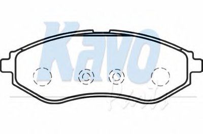 Комплект тормозных колодок, дисковый тормоз MK KASHIYAMA KAVO PARTS