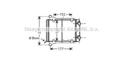 Радиатор, охлаждение двигателя AVA QUALITY COOLING купить