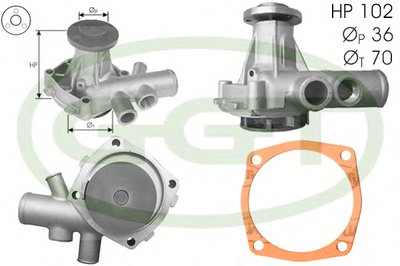 Водяной насос GGT купить