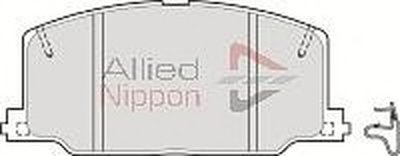 Комплект тормозных колодок, дисковый тормоз ANL Braking COMLINE