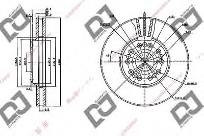 Тормозной диск DJ PARTS купить