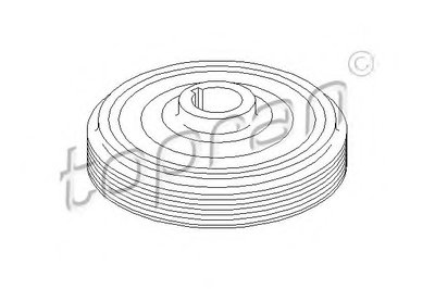 Ременный шкив, коленчатый вал TOPRAN купить