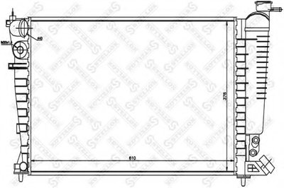 Радиатор, охлаждение двигателя STELLOX купить
