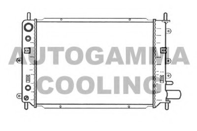 Радиатор, охлаждение двигателя AUTOGAMMA купить