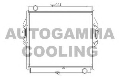 Радиатор, охлаждение двигателя AUTOGAMMA купить