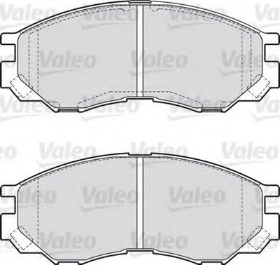 Комплект тормозных колодок, дисковый тормоз VALEO купить