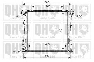 Радиатор, охлаждение двигателя QUINTON HAZELL купить