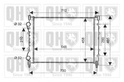 Радиатор, охлаждение двигателя QUINTON HAZELL купить