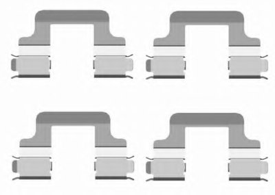 Комплектующие, колодки дискового тормоза MINTEX