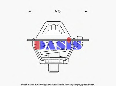 Термостат, охлаждающая жидкость AKS DASIS купить