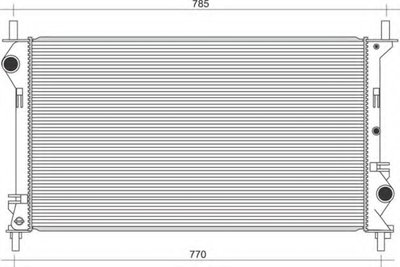 Радиатор, охлаждение двигателя MAGNETI MARELLI купить