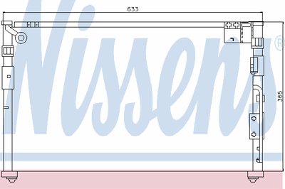 Конденсатор, кондиционер NISSENS купить