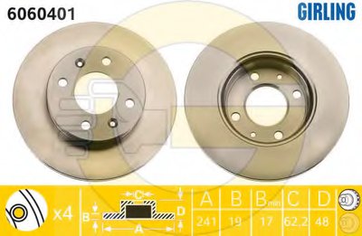Тормозной диск GIRLING купить
