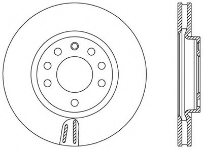 Тормозной диск ADAPTIVE OPEN PARTS купить