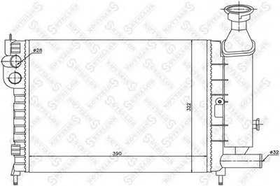Радиатор, охлаждение двигателя STELLOX купить