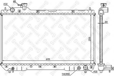 Радиатор, охлаждение двигателя STELLOX купить