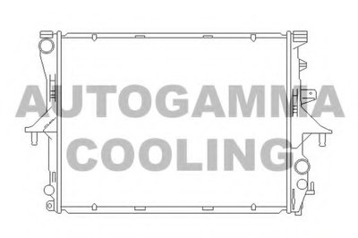 Радиатор, охлаждение двигателя AUTOGAMMA купить