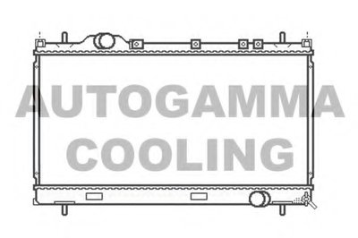 Радиатор, охлаждение двигателя AUTOGAMMA купить