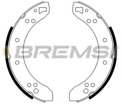 Комплект тормозных колодок BREMSI купить