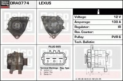 Генератор Remanufactured REMY (Light Duty) DELCO REMY купить