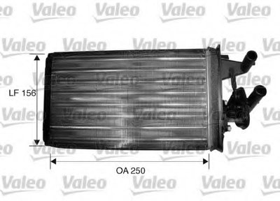 Теплообменник, отопление салона VALEO