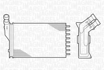 Теплообменник, отопление салона MAGNETI MARELLI