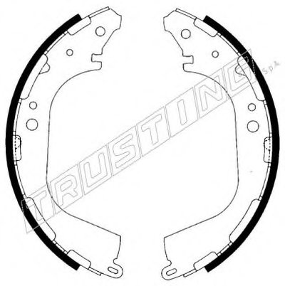 Комплект тормозных колодок TRUSTING купить