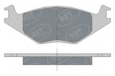 Комплект тормозных колодок, дисковый тормоз SCT Germany купить